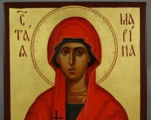 St Marina the Great Martyr Hand-Painted Orthodox Icon