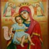 Theotokos It is Truly Meet Hand-Painted Orthodox Icon