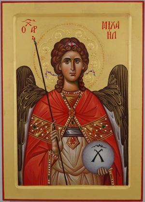 st archangel michael icon hand painted orthodox