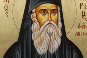 Saint Nektarios of Aegina Hand-Painted Greek Icon