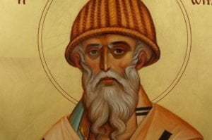 St Spyridon of Trimythous Hand-Painted Orthodox Icon