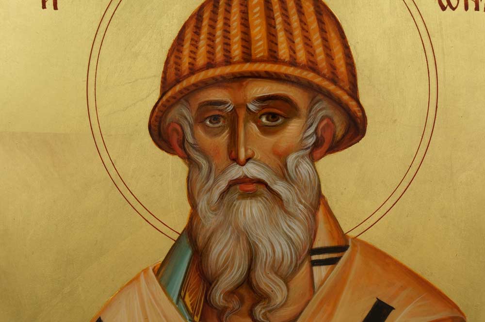 St Spyridon of Trimythous Hand-Painted Orthodox Icon