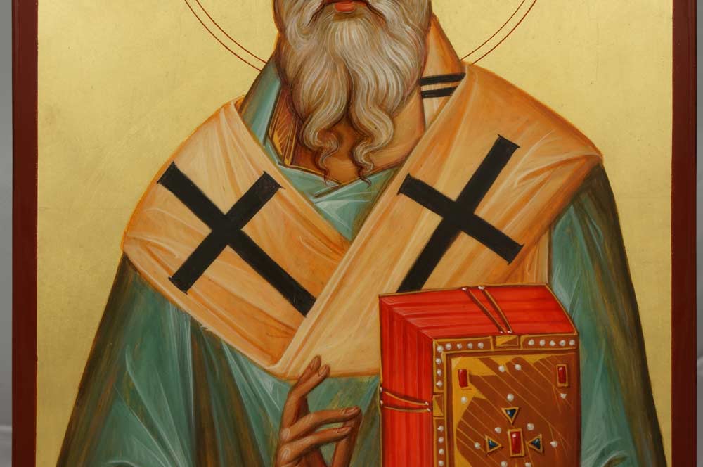 St Spyridon of Trimythous Hand-Painted Orthodox Icon
