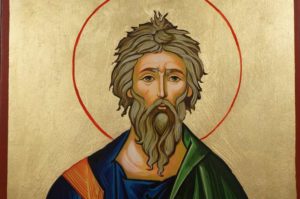 Hand-Painted Orthodox Icon of Saint Andrew the Apostle