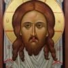 The Holy Face Ubrus Mandylion Hand-Painted Russian Orthodox Icon