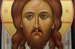 The Holy Face Ubrus Mandylion Hand-Painted Russian Orthodox Icon