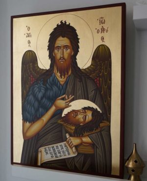 St John the Baptist (Large) Hand-Painted Orthodox Icon