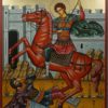 St Demetrios the Myrrh-Streamer Hand-Painted Greek Orthodox Icon