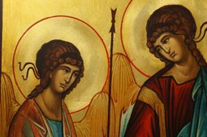 Hospitality of Abraham (Andrei Rublev) Holy Trinity Hand-Painted Icon