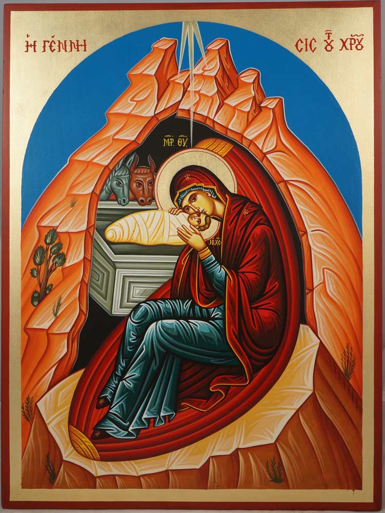 Nativity of Our Lord and Savior Orthodox Icon BlessedMart