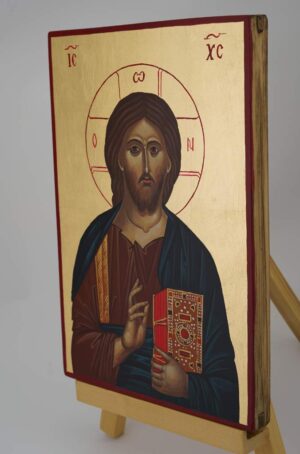 christ our lord (mt athos) icon hand painted orthodox