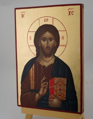 christ our lord (mt athos) icon hand painted orthodox