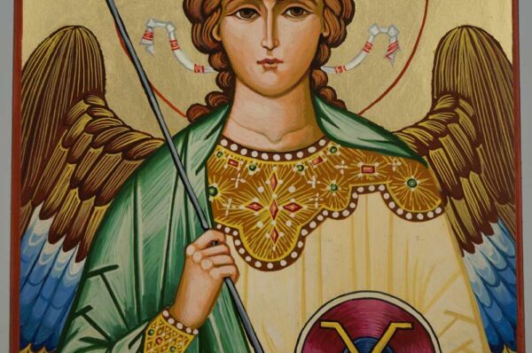 Gabriel the Archangel Icon Hand Painted Byzantine Orthodox