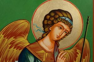 Archangel Gabriel Hand-Painted Orthodox Icon