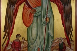 Saint Archangel Raphael Hand-Painted Orthodox Icon