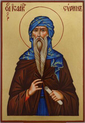 saint isaac the syrian icon hand painted orthodox