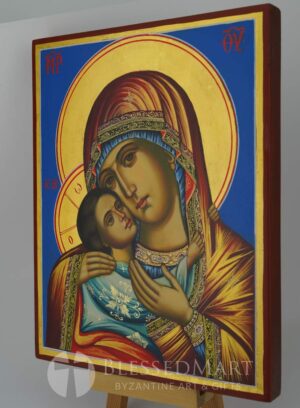 virgin of tenderness (rila monastery) icon hand painted orthodox