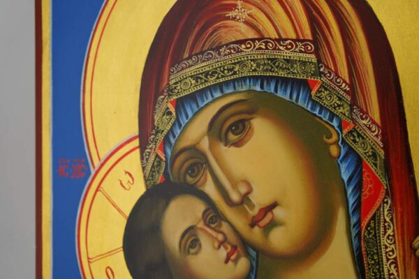 virgin of tenderness (rila monastery) icon hand painted orthodox