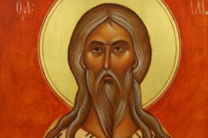 Holy Prophet Elijah Hand-Painted Russian Icon Novgorod school Tretyakov Gallery