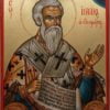 Hand-Painted Greek Orthodox Icon of Saint Ignatius of Antioch