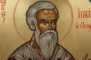 Hand-Painted Greek Orthodox Icon of Saint Ignatius of Antioch
