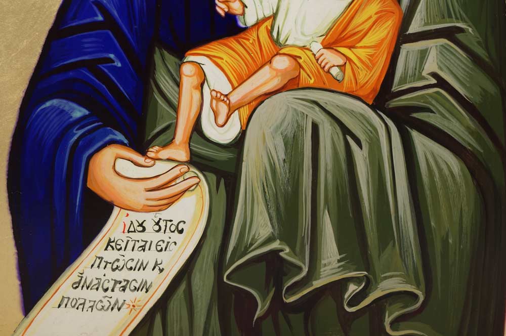 St Simeon The God-Receiver Symeon Hand-Painted Orthodox Icon