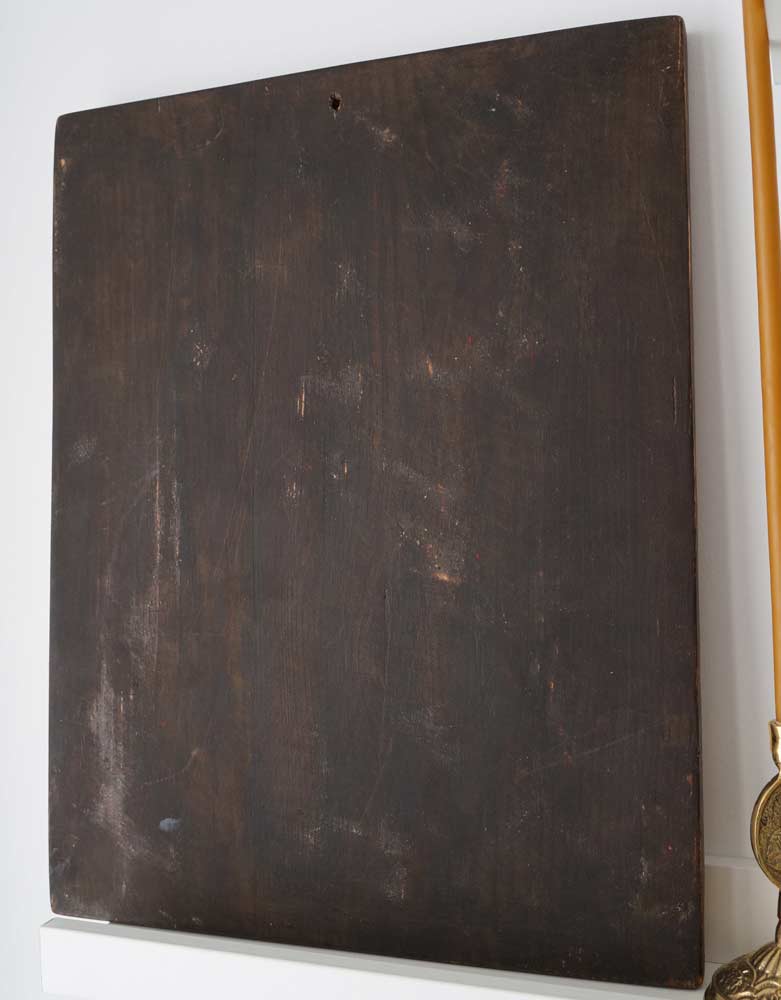 Hand-Painted Orthodox Icon of Theotokos the Guide (raised border)