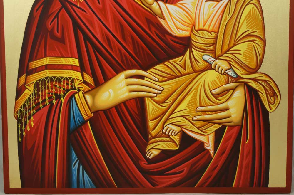 Mother of God the Guide Hand-Painted Icon