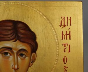St Demetrios of Thessaloniki Hand-Painted Greek Icon