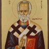 st nicholas of myra icon hand painted orthodox