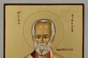 st nicholas of myra icon hand painted orthodox