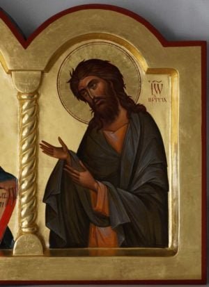 Deesis St John the Baptist Hand-Painted Orthodox Icon