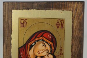 Theotokos Sweet Loving small Hand Painted Icon Byzantine Orthodox