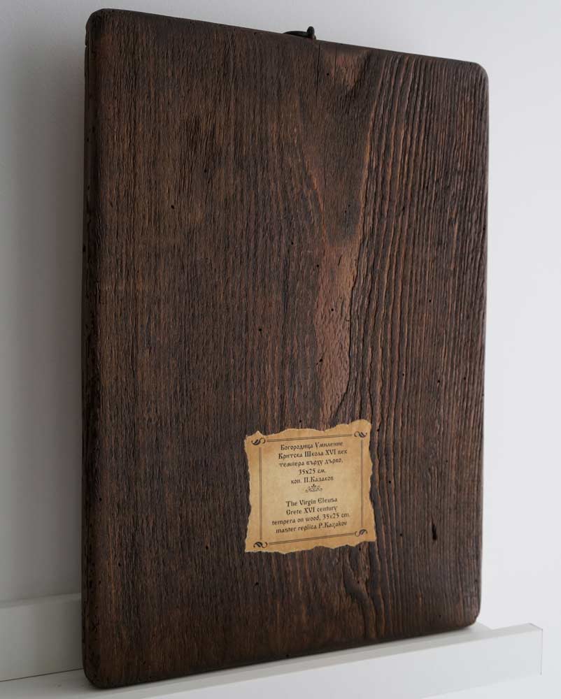 Virgin Mary Hodegetria Theotokos Guide Hand-Painted Greek Orthodox Icon