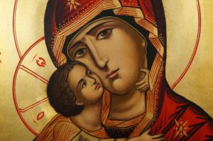 Our Lady of Vladimir Theotokos Vladimirskaya Hand-Painted Orthodox Icon