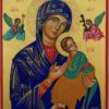 Our Lady of Perpetual Help Hand Painted Orthodox Icon on Wood
