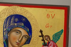 Our Lady of Perpetual Help Hand Painted Orthodox Icon on Wood