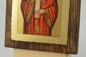 Saint Stephen small Icon Hand Painted Byzantine Orthodox