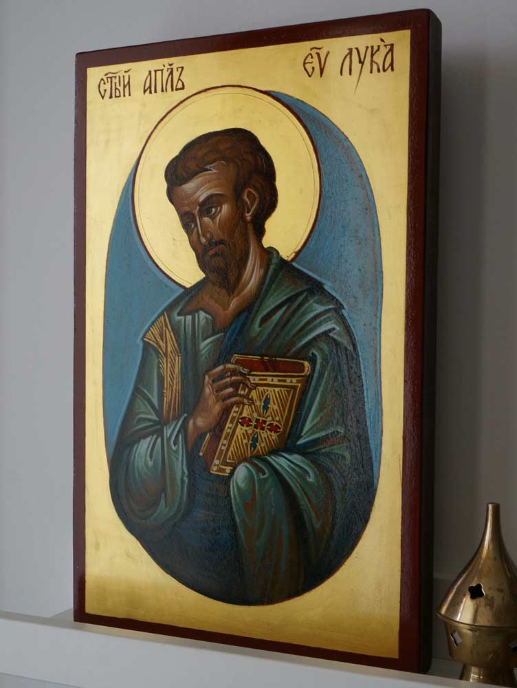 St Apostle and Evangelist Luke Hand-Painted Icon