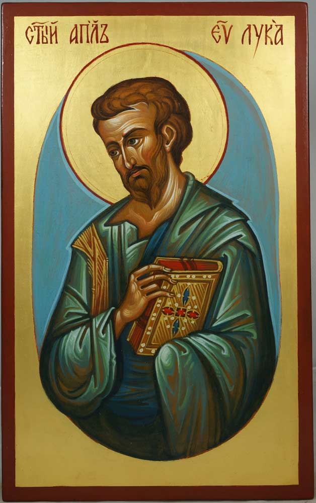 St Apostle and Evangelist Luke Hand-Painted Icon