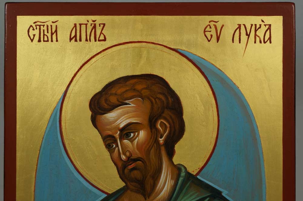 St Apostle and Evangelist Luke Hand-Painted Icon