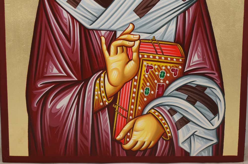 Saint Athanasius the Great Hand-Painted Orthodox Icon