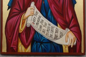 Saint St Silouan of Athos Hand Painted Greek Orthodox Icon