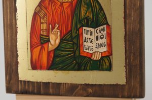 christ pantocrator icon small hand painted orthodox