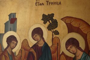 Hospitality of Abraham Andrei Rublev Holy Trinity Hand Painted Orthodox Icon