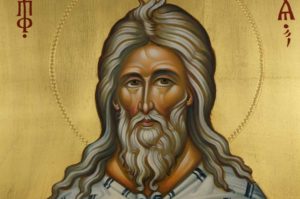 Prophet Elijah (engraved halo) Elias Hand-Painted Greek Orthodox Icon