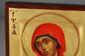 Saint Anna Miniature Hand-Painted Orthodox Icon