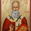 St Athanasius the Great Hand-Painted Greek Orthodox Icon