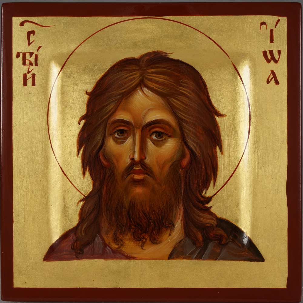 St John the Baptist Miniature Hand-Painted Orthodox Icon