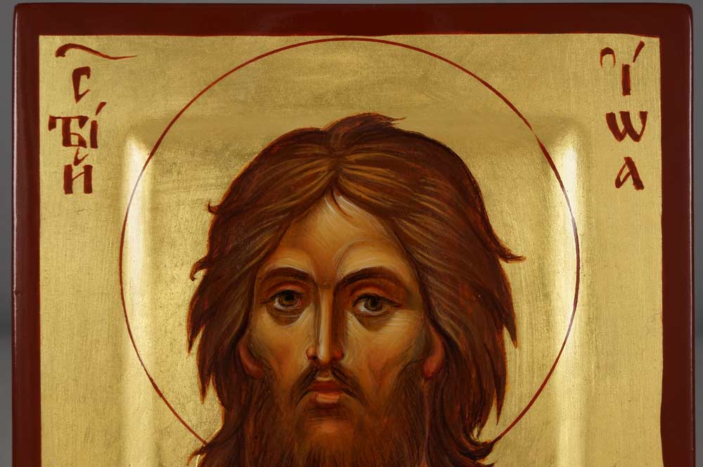 St John the Baptist Miniature Hand-Painted Orthodox Icon